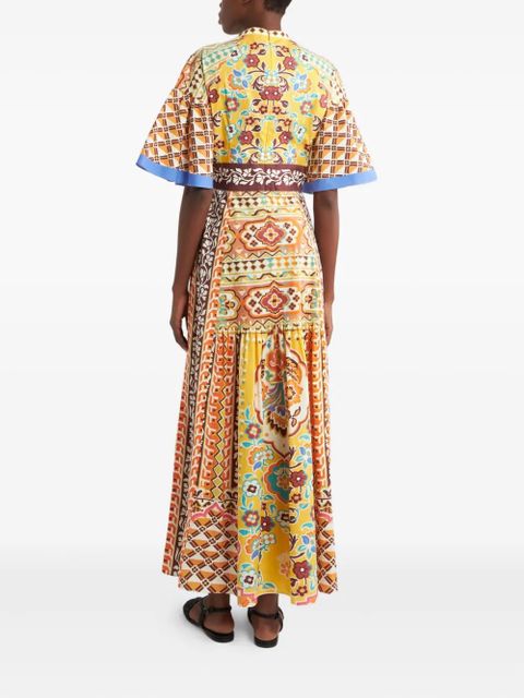ETRO printed poplin dress - Neutrals