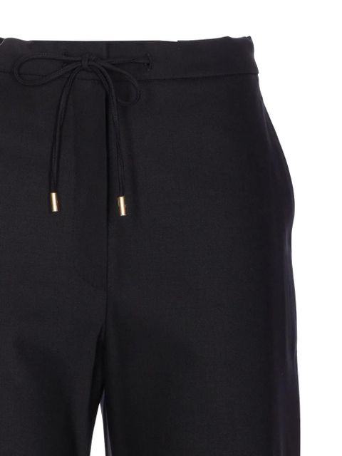 Max Mara drawstring-waist trousers - Black
