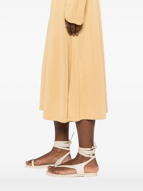 Aya Muse ribbed rylin skirt - Neutrals