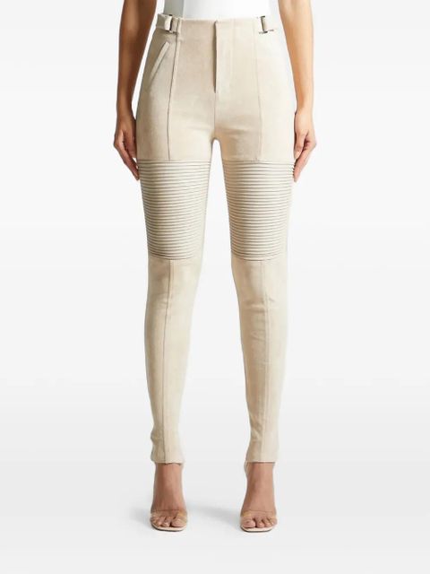 Manière De Voir ribbed knee panel leggings - Neutrals - zdjęcie produktu nr 2