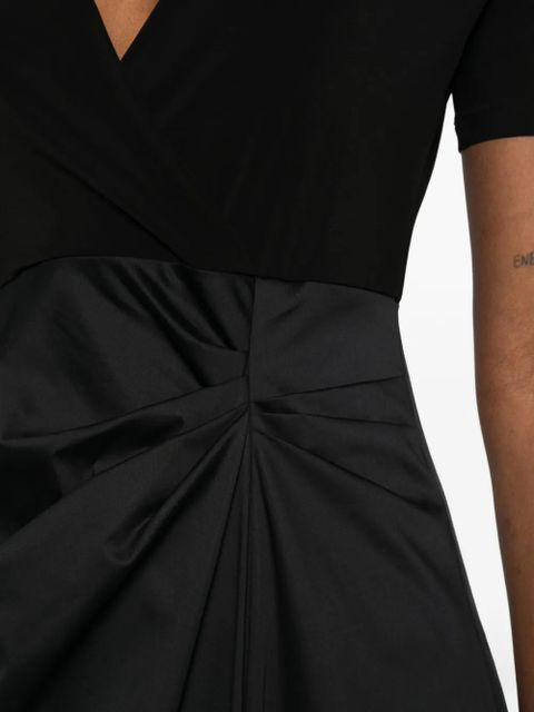 Max Mara velvet knot dress - Black