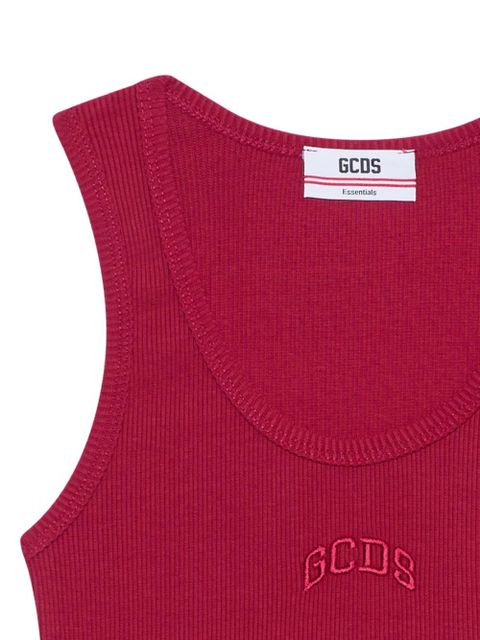 GCDS logo-embroidered tank top - zdjęcie produktu nr 2