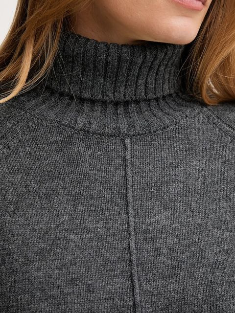 Pepe Jeans sukienka z dodatkiem wełny kolor szary mini oversize PL9537714