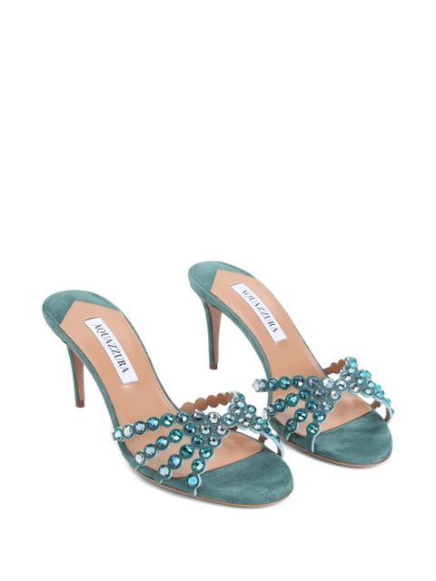 Aquazzura 75mm Tequila mules - Blue
