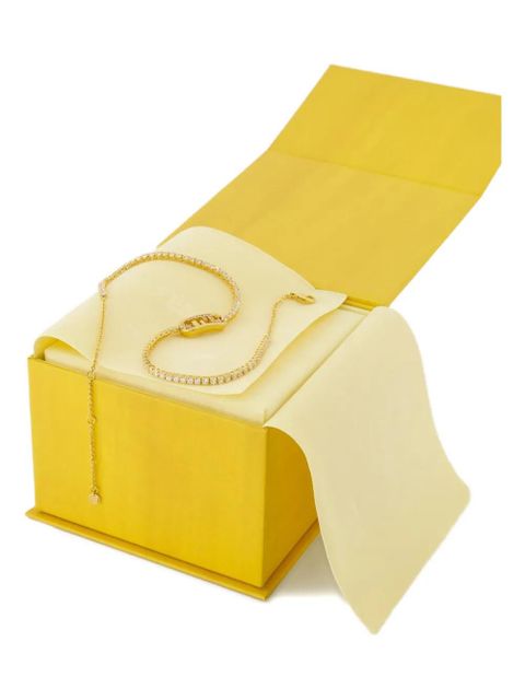 FENDI crystal O'Lock necklace - Gold