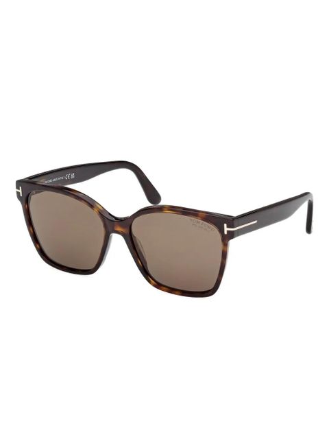 TOM FORD Eyewear square-frame sunglasses - Brown - zdjęcie produktu nr 2