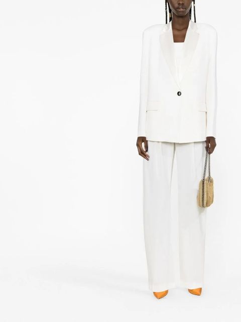 The Attico single-breasted blazer - White - zdjęcie produktu nr 2