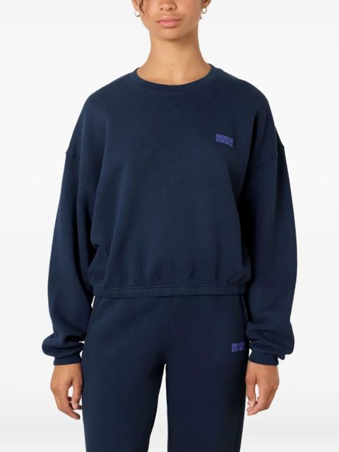 American Vintage Izubird logo sweatshirt - Blue - zdjęcie produktu nr 2