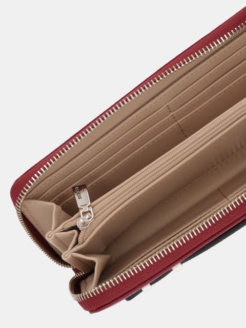 Guess portfel GREGORIA damski kolor czerwony SWBG85 46146