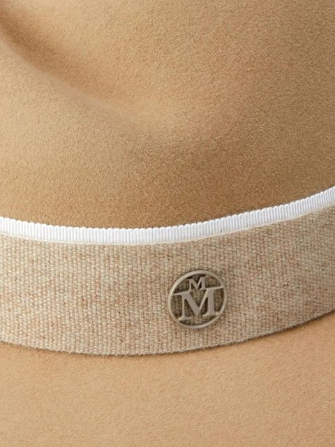 Maison Michel Virginie ribbon-detail hat - Neutrals - zdjęcie produktu nr 2