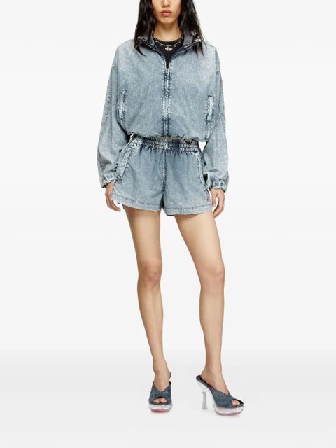 Diesel G-Leam-R1 denim bomber jacket - Blue - zdjęcie produktu nr 2