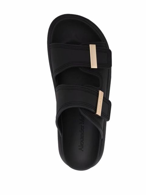 Alexander McQueen Hybrid flatform sandals - Black