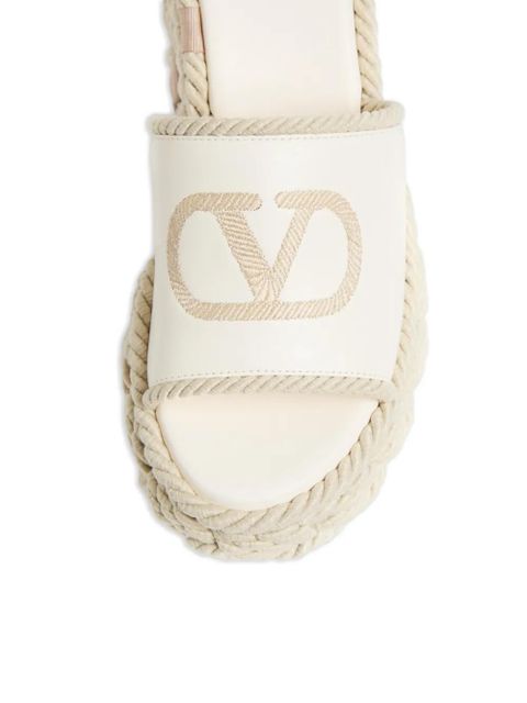 Valentino Garavani VLogo Torchon sandals - Neutrals