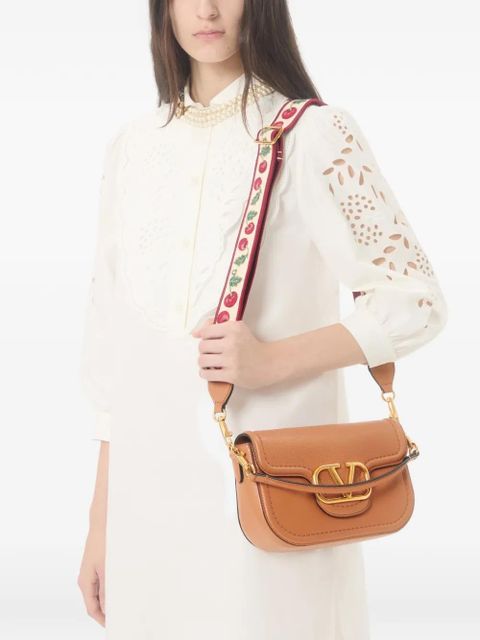 Valentino Garavani Alltime VLogo-Signature shoulder bag - Brown - zdjęcie produktu nr 2