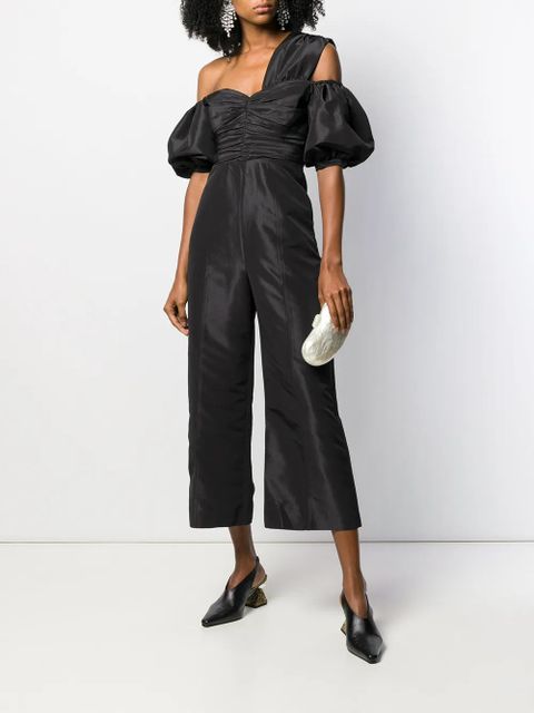 Self-Portrait one shoulder jumpsuit - Black - zdjęcie produktu nr 2