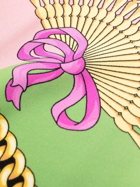 Versace all-over graphic-print leggings - Pink - zdjęcie produktu nr 2