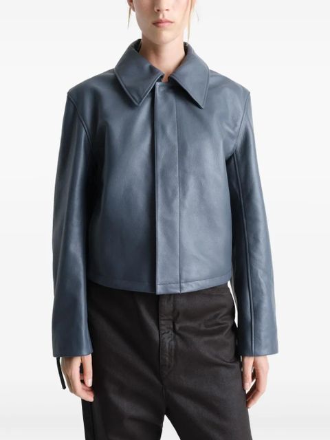 LEMAIRE cropped jacket - Blue
