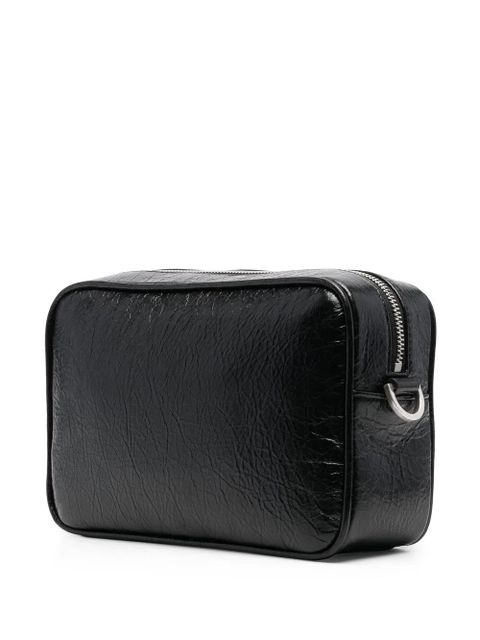 Golden Goose Star leather shoulder bag - Black