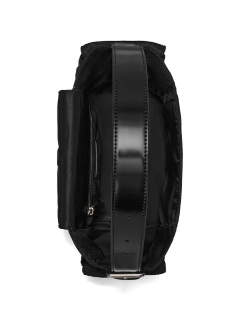 Tory Burch logo-plaque pocket-detail shoulder bag - Black