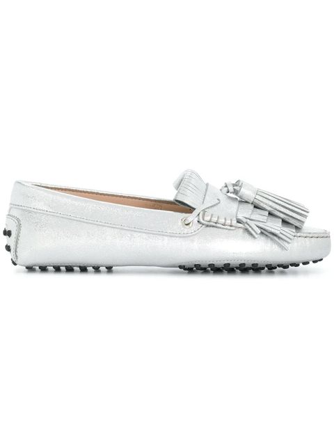Tod's Gommino loafers - Metallic - zdjęcie produktu nr 1
