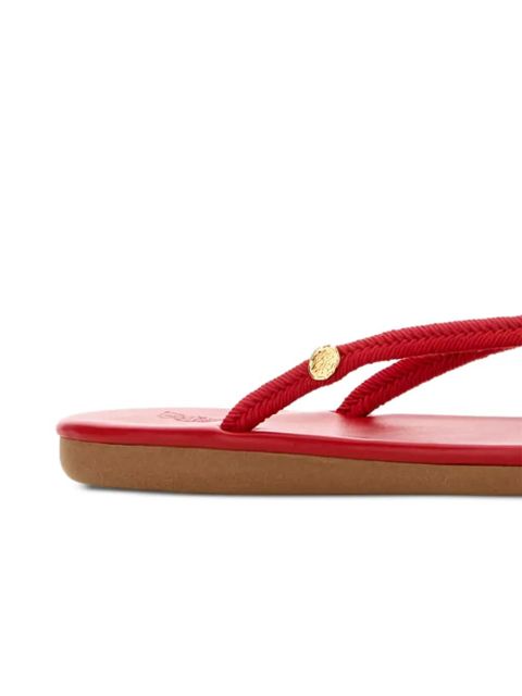 Ancient Greek Sandals Saionara thong slippers - Red