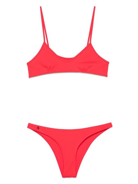 The Attico logo-print bikini - Red - zdjęcie produktu nr 1