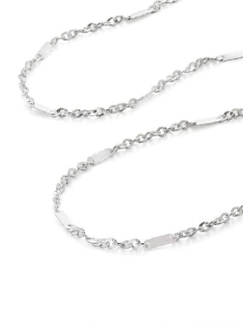 Monica Vinader 14K white gold Shimmer bracelet - Silver