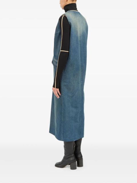 MM6 Maison Margiela cotton midi dress - Blue - zdjęcie produktu nr 2