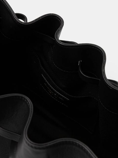 Liviana Conti torebka skórzana kolor czarny A5WA01