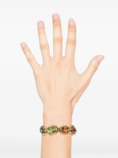 Swarovski mixed-cuts multicoloured bracelet - Gold - zdjęcie produktu nr 2