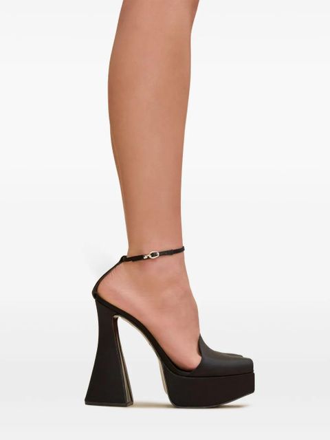Cult Gaia Laina platform pumps - Black