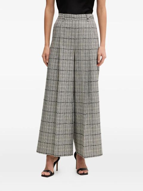 TWINSET check palazzo pants - Grey - zdjęcie produktu nr 1
