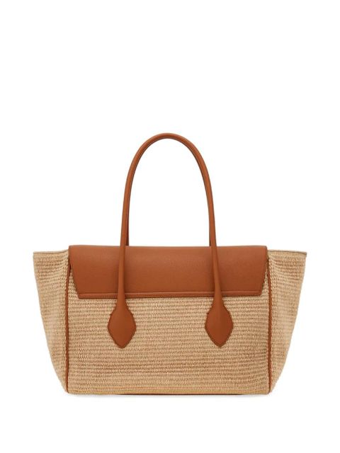 Ferragamo large East-West tote bag - Neutrals