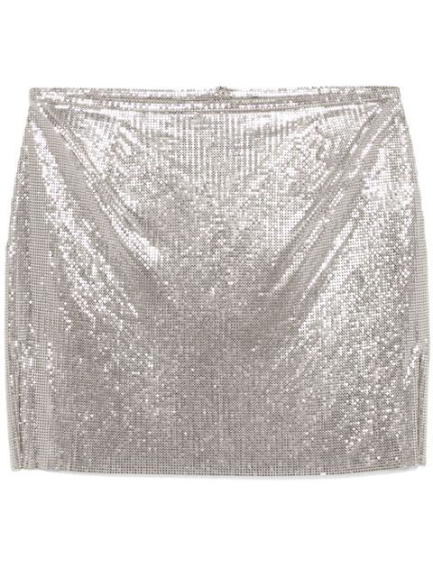 Rabanne chainmail mini skirt - Grey - zdjęcie produktu nr 1