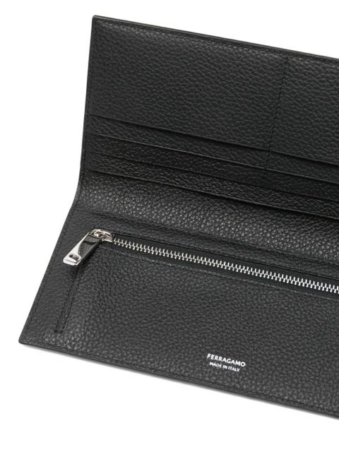 Ferragamo logo wallet - Black