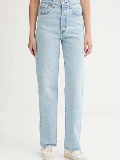 Levi's jeansy RIBCAGE FULL LENGTH damskie high waist 79078.0045