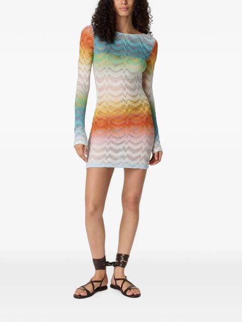Missoni long-sleeve mini dress - White - zdjęcie produktu nr 2