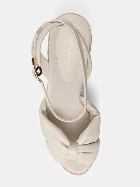Tommy Hilfiger sandały TH BOW HIGH CORK WEDG