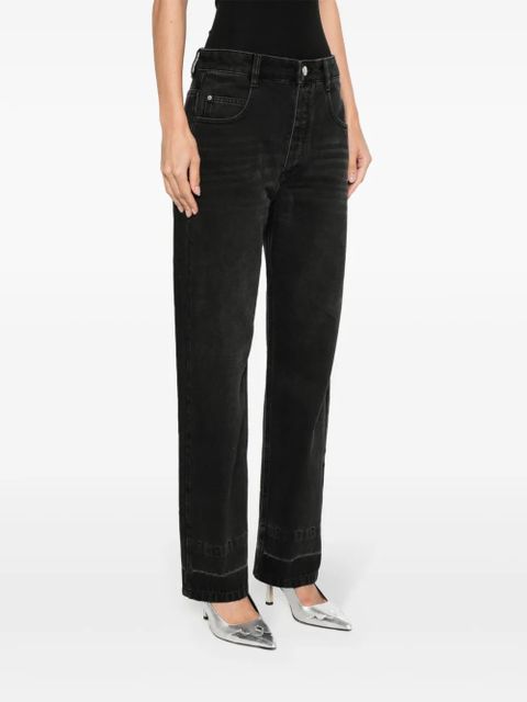 ISABEL MARANT Irina straight-leg jeans - Grey