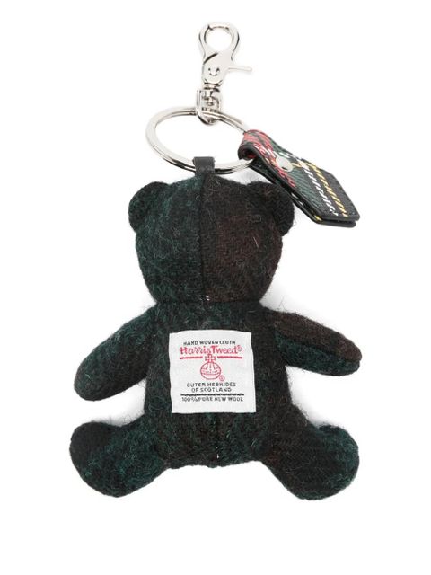 Vivienne Westwood teddy-bear keyring - Green