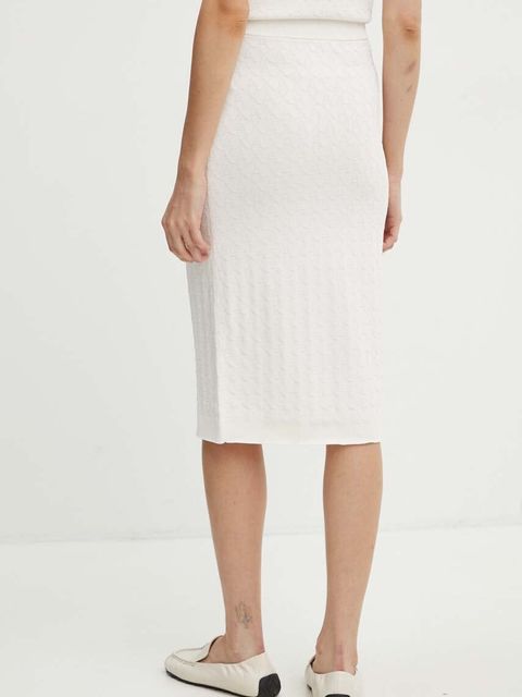 Armani Exchange spódnica kolor biały midi ołówkowa 8NYN9A YMH6Z