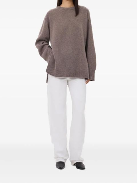 LouLou de Saison SAFI LDS round-neck sweater - Neutrals - zdjęcie produktu nr 2