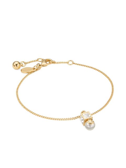 Jimmy Choo pearl cube bracelet - Gold - zdjęcie produktu nr 2