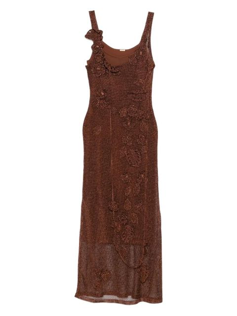 Cult Gaia Pemma knitted maxi dress - Brown - zdjęcie produktu nr 1