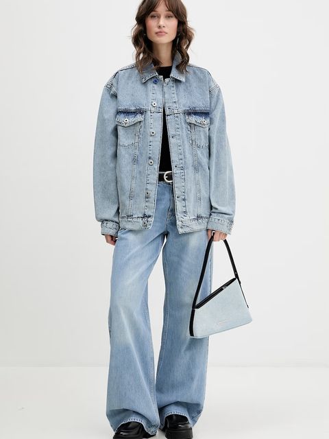 Karl Lagerfeld Jeans kurtka damska jeansowa - zdjęcie produktu nr 1