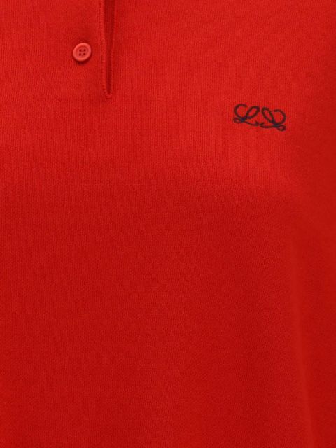LOEWE logo-embroidered polo sweater