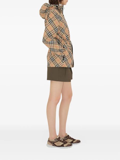 Burberry check lightweight jacket - Neutrals - zdjęcie produktu nr 2