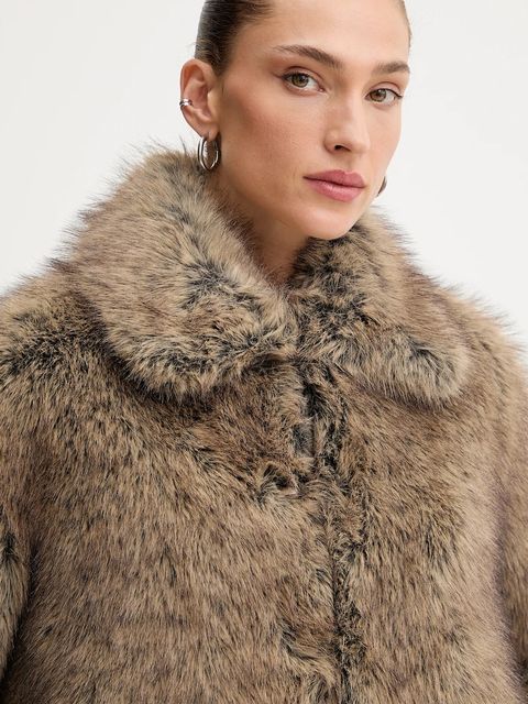 Liu Jo płaszcz kolor zielony MF5232 E1095