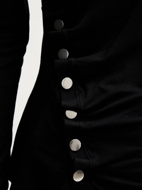 Sisley longsleeve kolor czarny 3JPXL108C