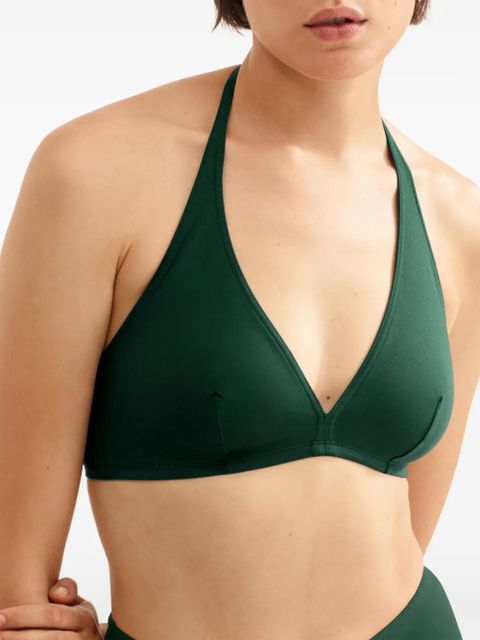 ERES Gang triangle bikini top - Green